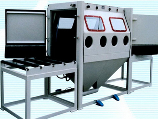 BT-2010A4-B人工輸送式四工位手動(dòng)噴砂機